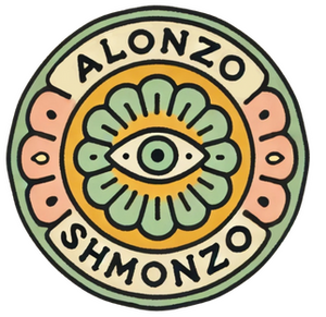 Sarah Alonzo Logo Colorful logo with human eye